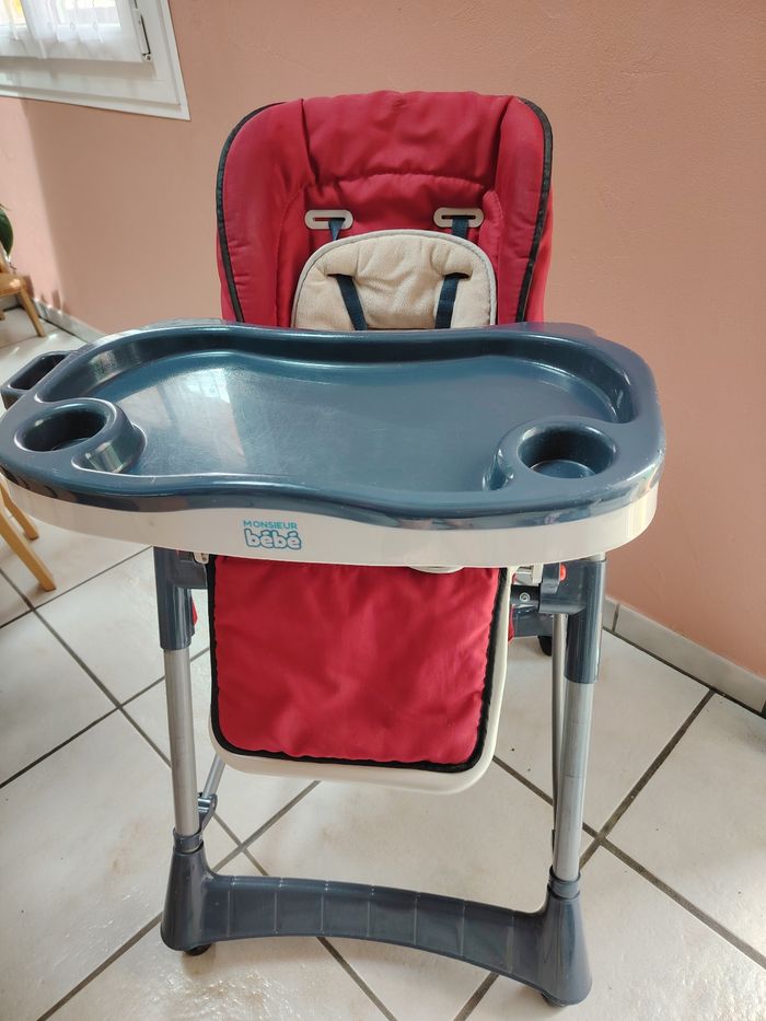 Chaise haute pour bébé Monsieur Bébé