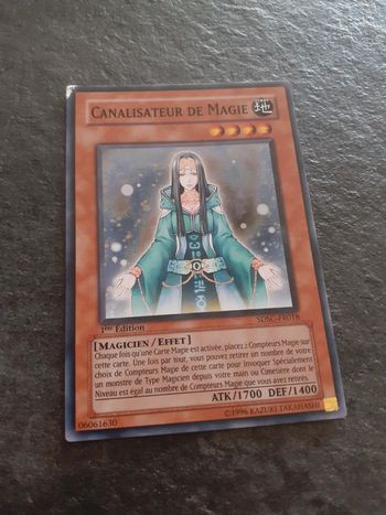 Carte Yu-Gi-Oh ! Canalisateur de magie SDSC-FR018