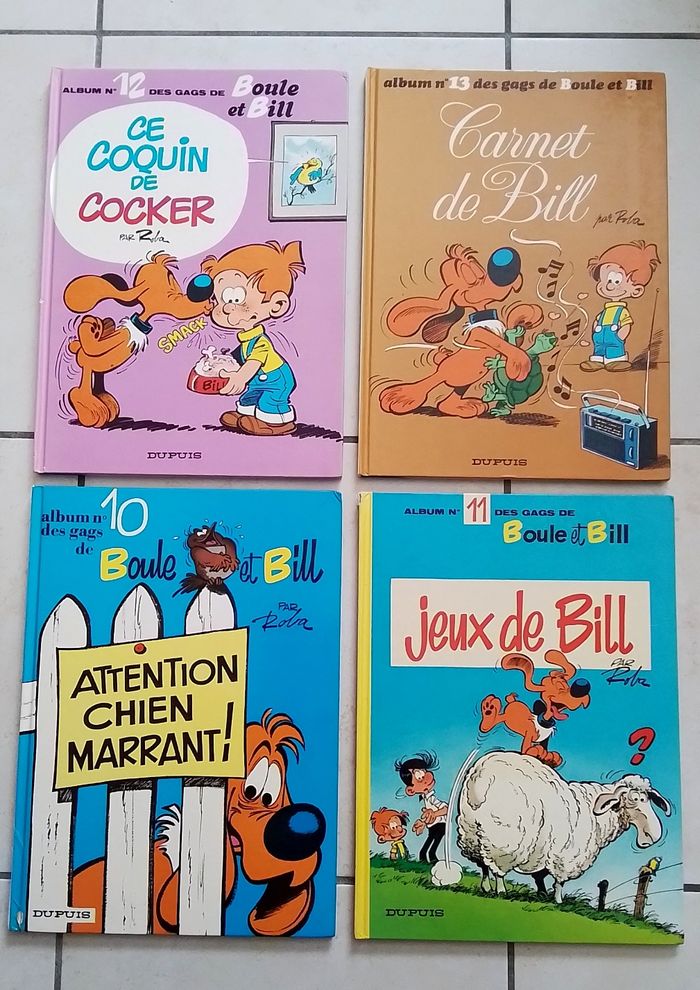 4 BD Boule et Bill tome 10 à 13 - photo numéro 2