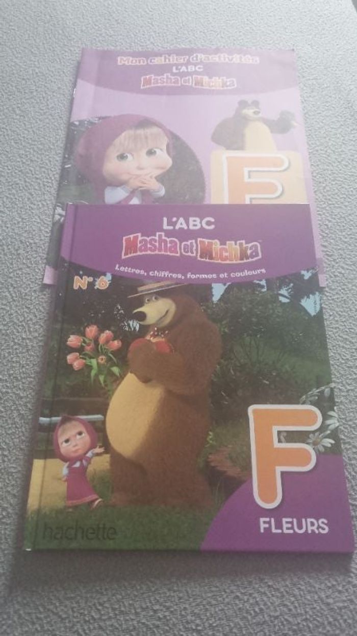 Lot de 5 Livres masha et michka