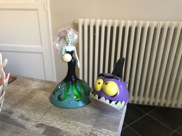 Figurines mordicus et Morgana ariel la petite sirène 2