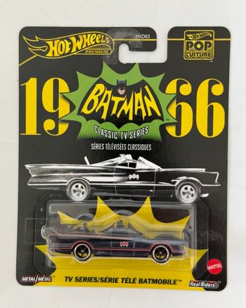 Hot Wheels Premium – Batmobile 1966 (Batman Classic TV Series)  