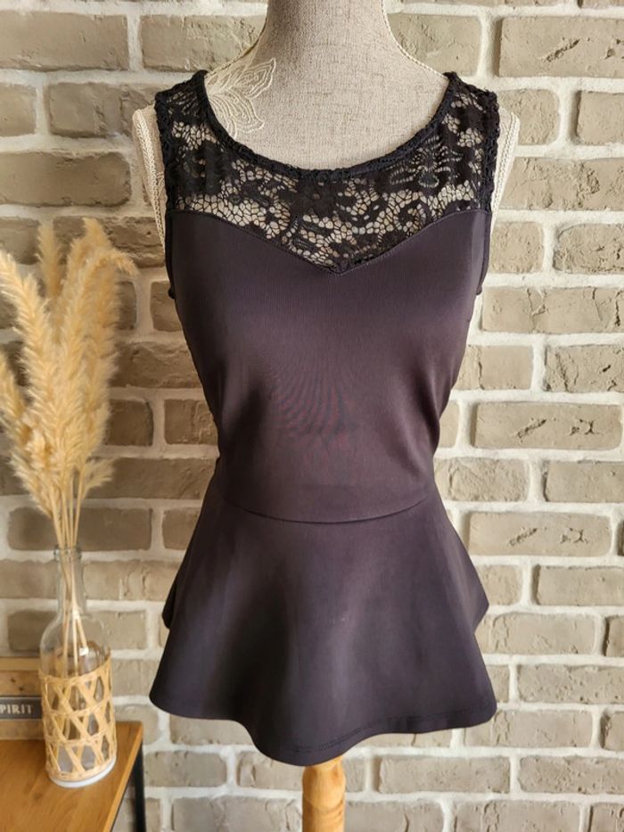 Top noir dos en dentelle H&M - Tendance et élégant - photo numéro 11