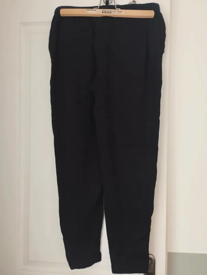 Pantalon droit noir mango S - photo numéro 3