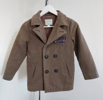 Manteau marron caban garçon 8 ans Vertbaudet