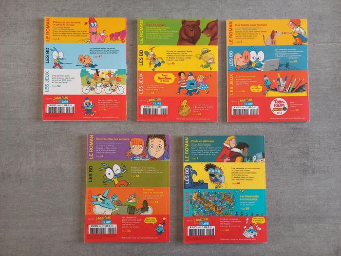 lot de 5 "J'aime LIRE" - photo numéro 2