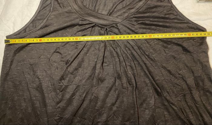 Robe courte effet froissé marron - photo numéro 4