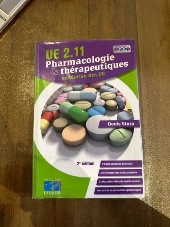 Livre pharmacologie et thérapeutiques