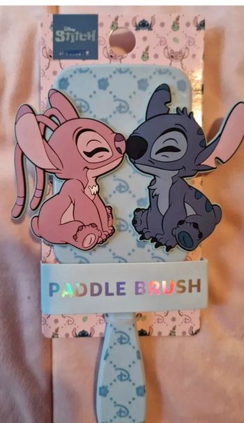Brosse à cheveux Stitch et Angel