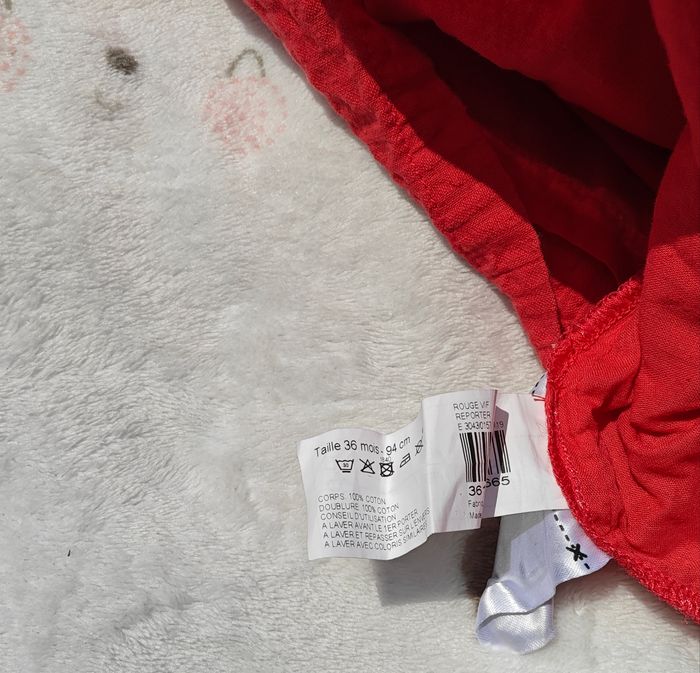 Robe enfant fille 3 ans 100% coton Bout'chou - photo numéro 5