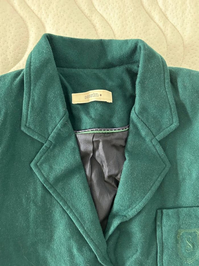 Veste blazer Sessun vert T. L vert - photo numéro 2