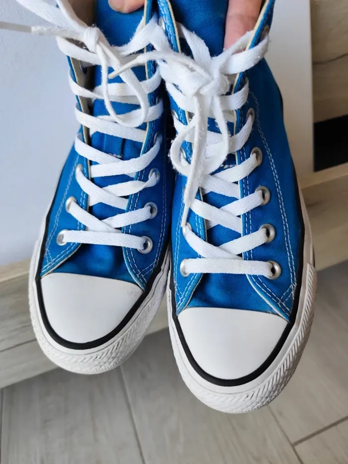 Converse hautes bleu électrique - photo numéro 6