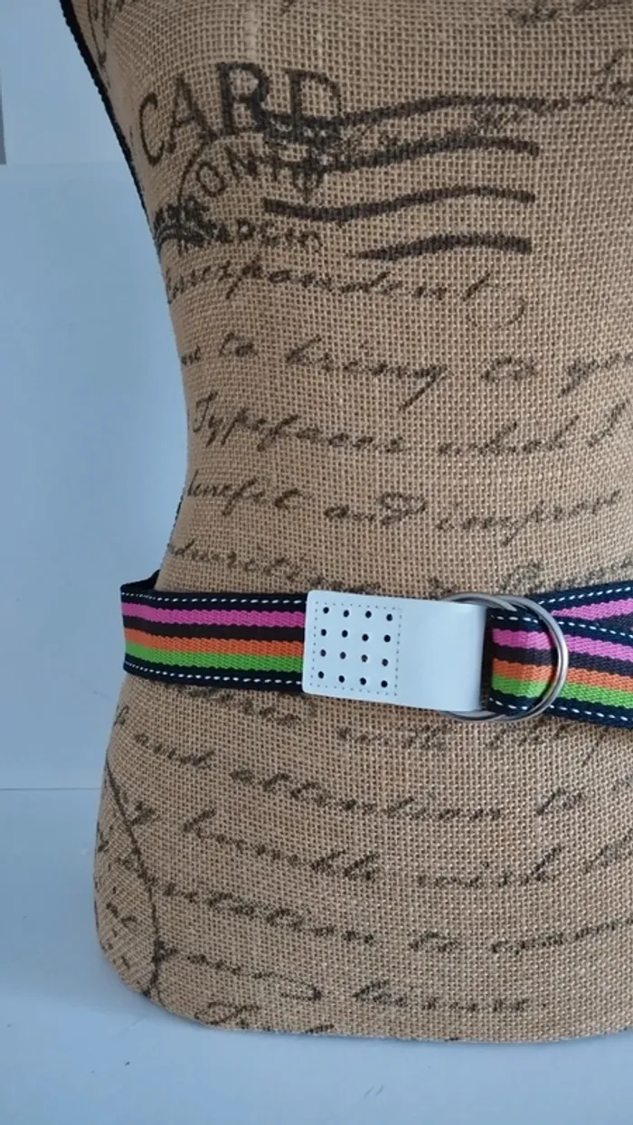 Ceinture multicolore ajustable - photo numéro 4