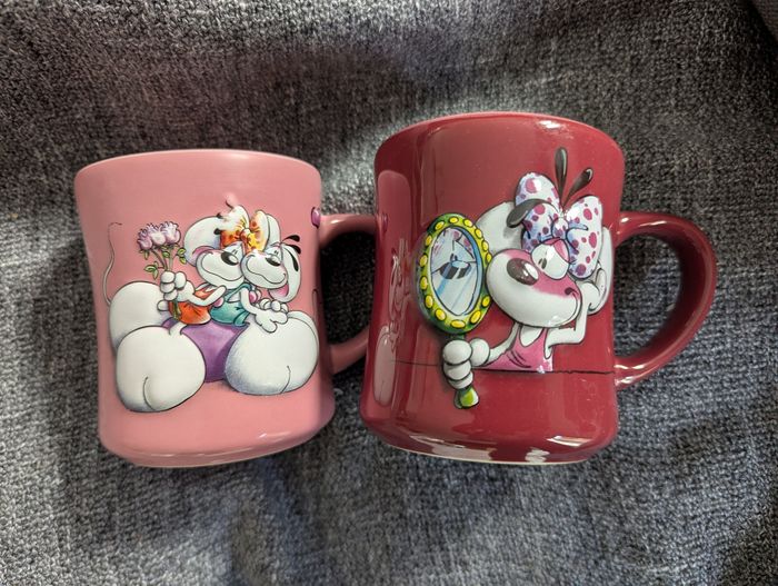 2 tasses diddl reliefs