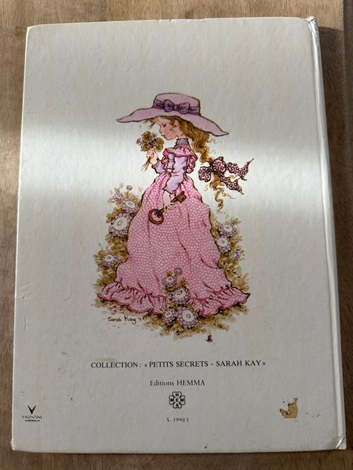 Livre ancien vintage Ouvre-moi ta porte Sarah Kay Hemma collection petits secrets - photo numéro 2