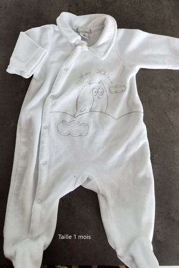Pyjama taille 1 mois