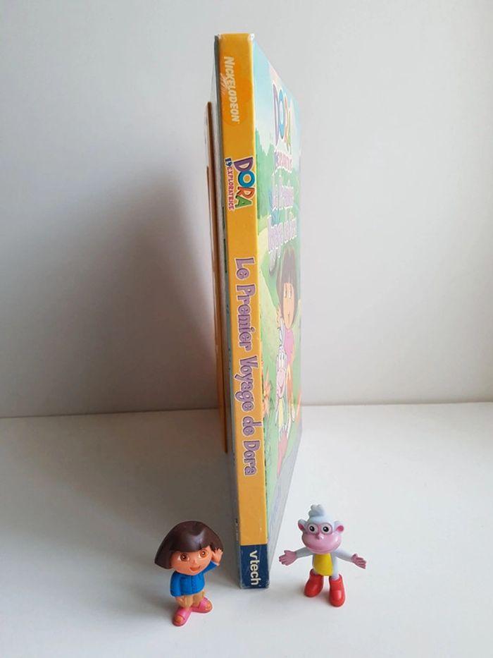 Livre interactif Le premier voyage de Dora l'exploratrice et figurines - photo numéro 4