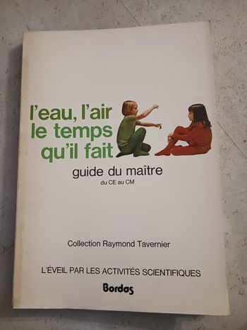 livre L'eau l'air le temps qu'il fait Bordas