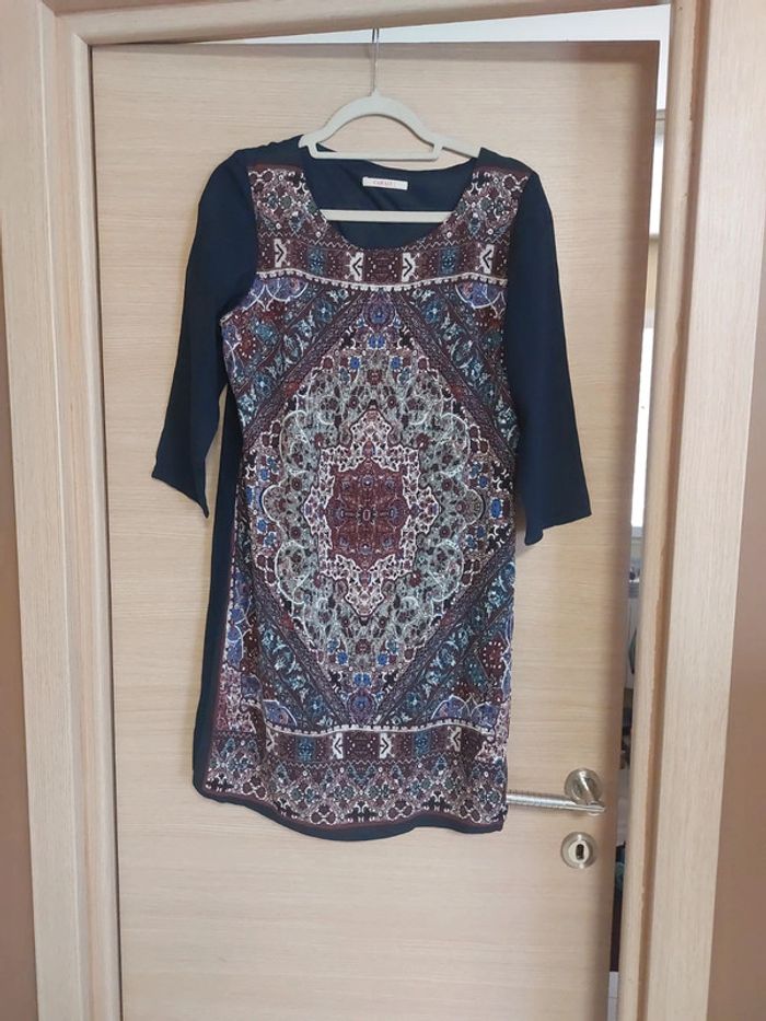 Robe imprimé marine