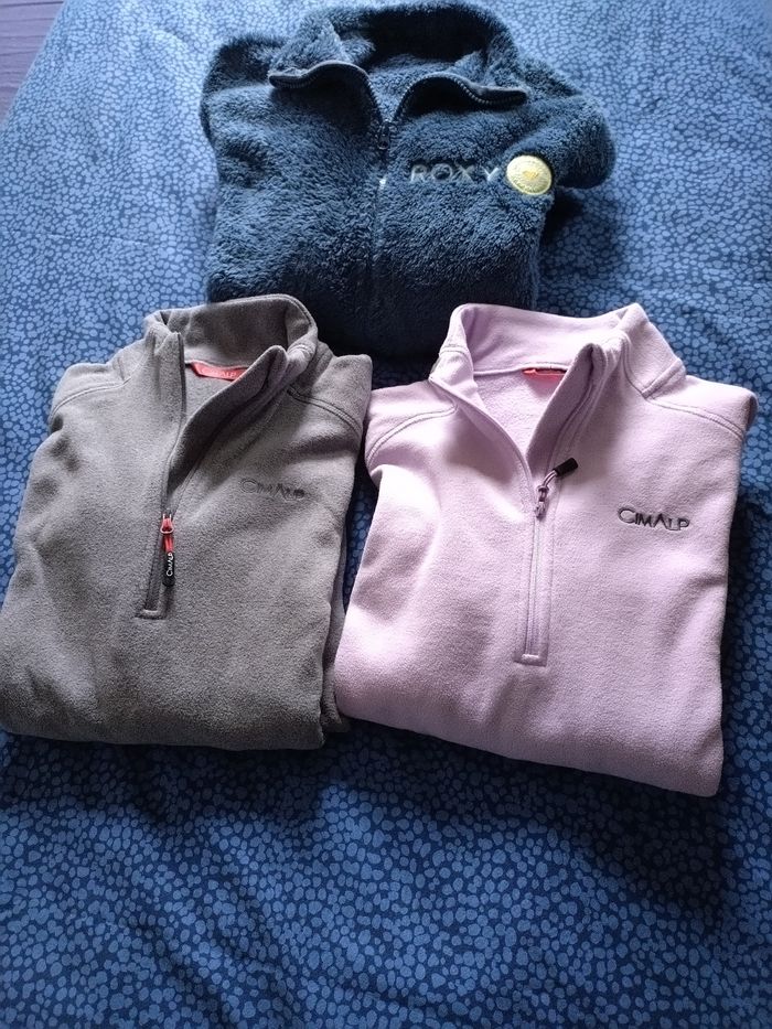 Trois polaires femme