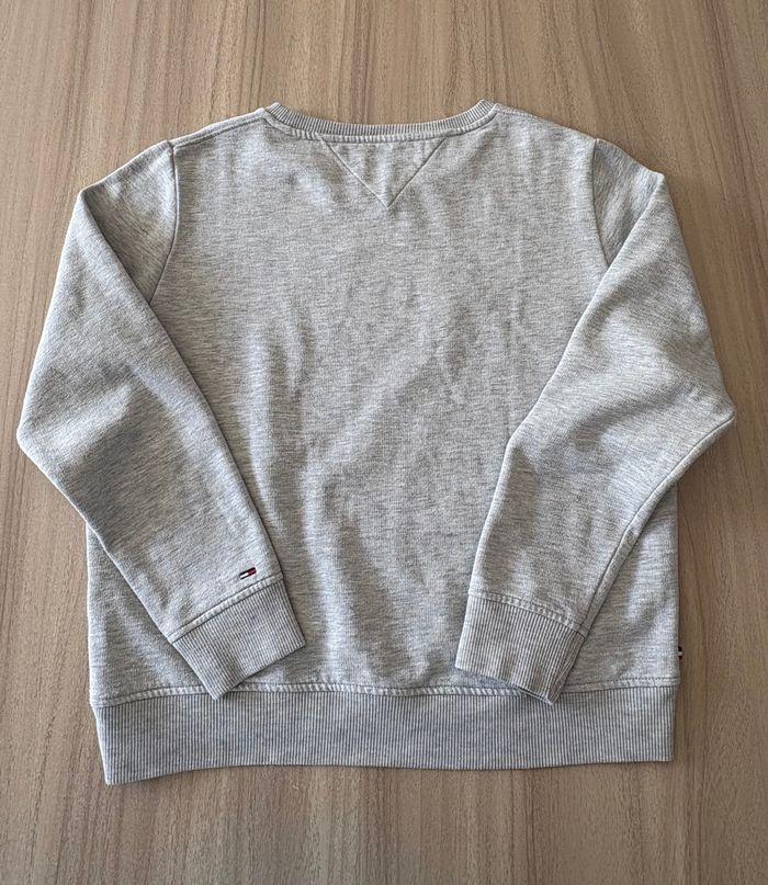 Sweat Tommy Hilfiger – Couleur gris - Taille M - Gros logo poitrine - photo numéro 3