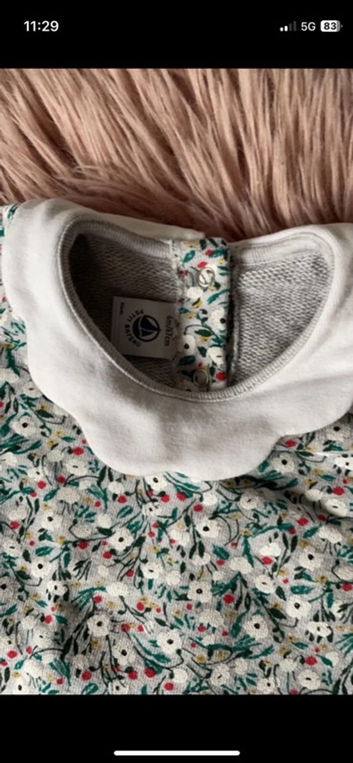 robe petit bateau liberty 6 mois - photo numéro 3