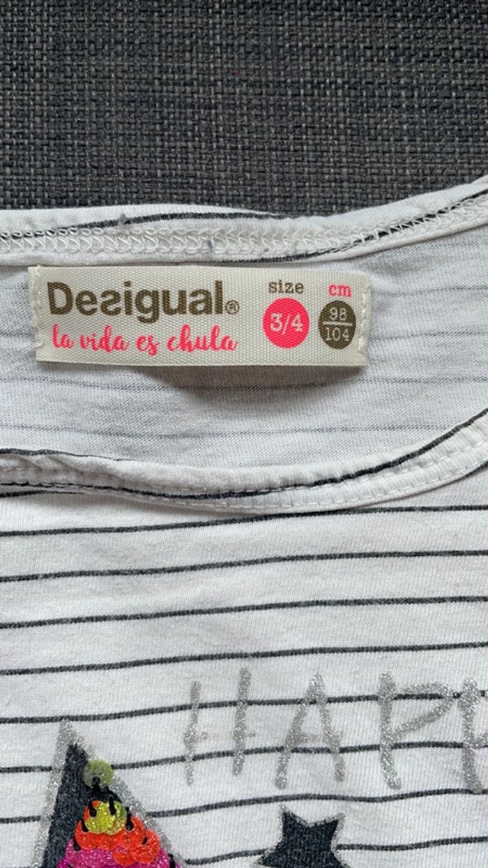 Tee shirt à sequins desigual - photo numéro 4