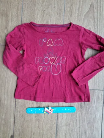 T-shirt manches longues Tex 5 ans très bon état
