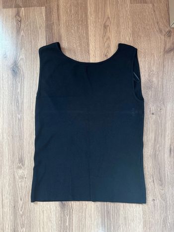 Top noir sans manches Caroll XS