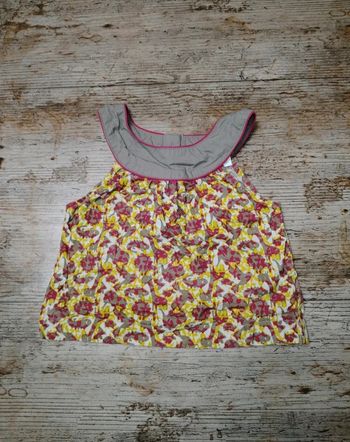 Joli débardeur en toile blouse été fille 3 mois