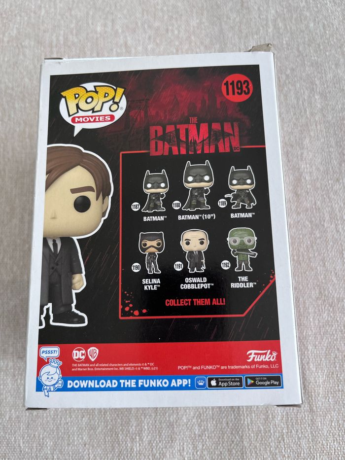 Funko pop bruce wayne batman Dc comics - photo numéro 2