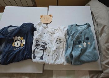 Lot de 3 pyjamas velours 3 mois