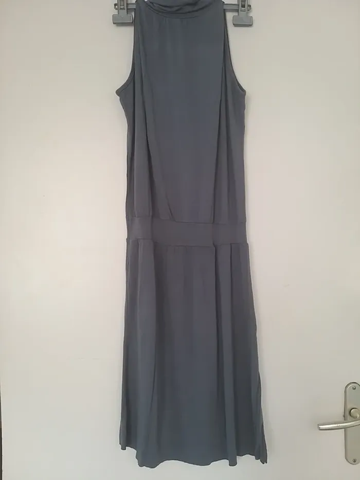 Robe longue légère avec col TU - photo numéro 3