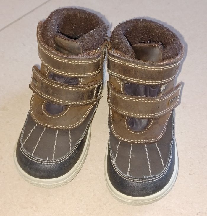 Chaussures/bottines d'hiver PRIMIGI, garçon taille 25, couleur marron - photo numéro 2