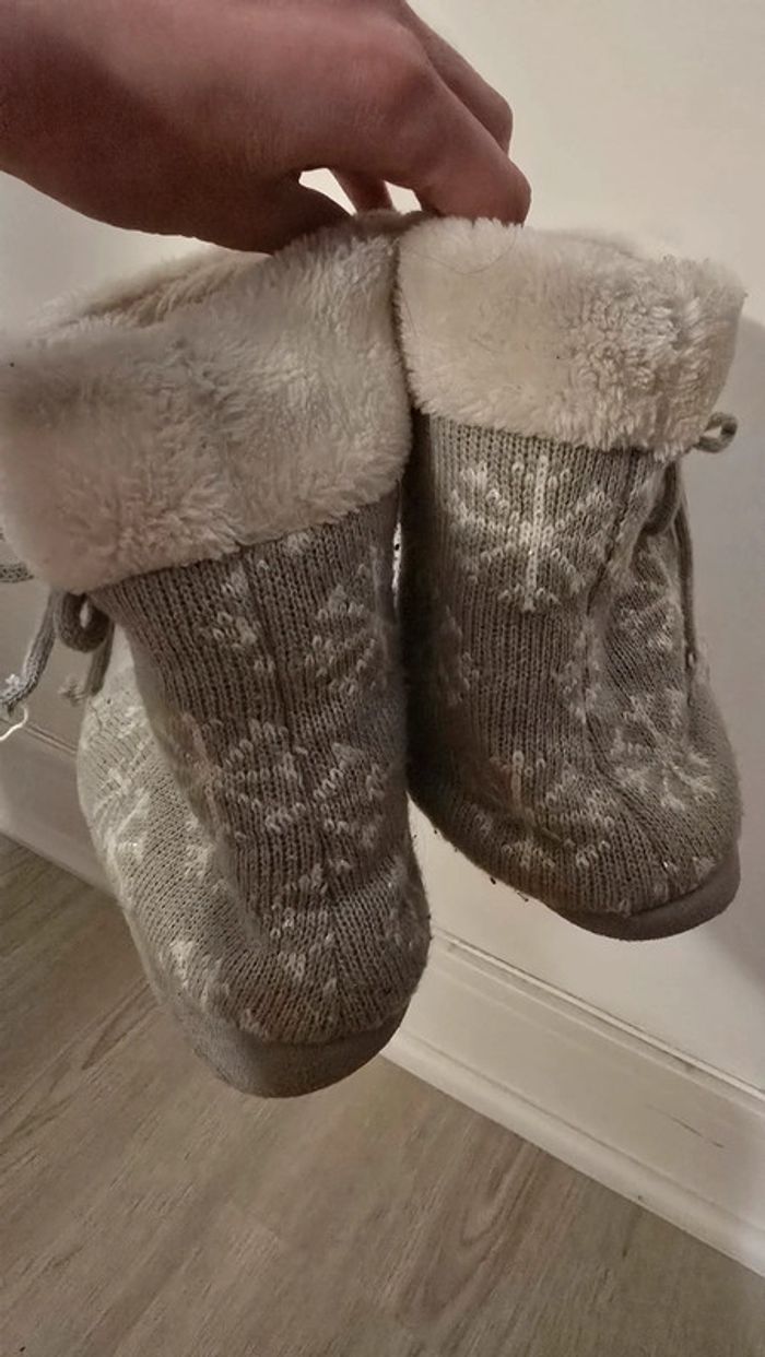 Chaussons bottines chauds - photo numéro 3