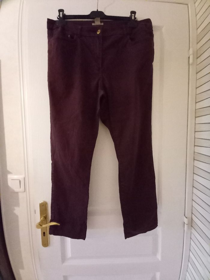 Jean couleur prune marque H&M taille 48 - photo numéro 2
