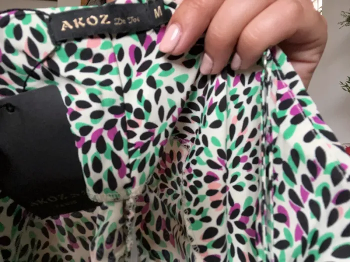 Mini robe verte et violette sexy - photo numéro 5