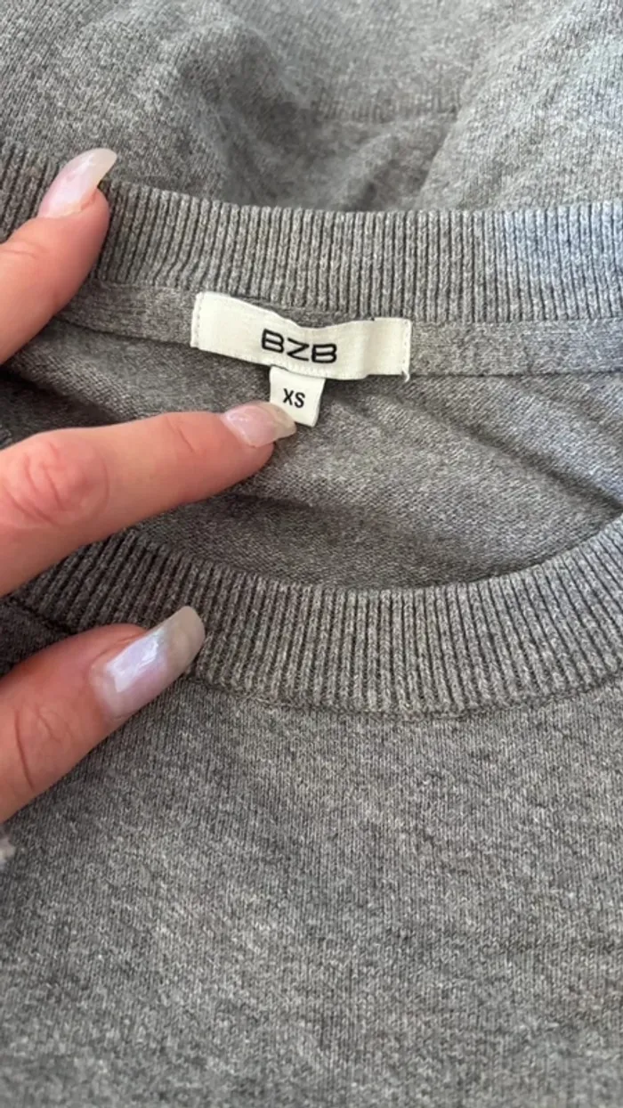 🎀 Joli petit top col rond taille 34 xs #bzb - photo numéro 4