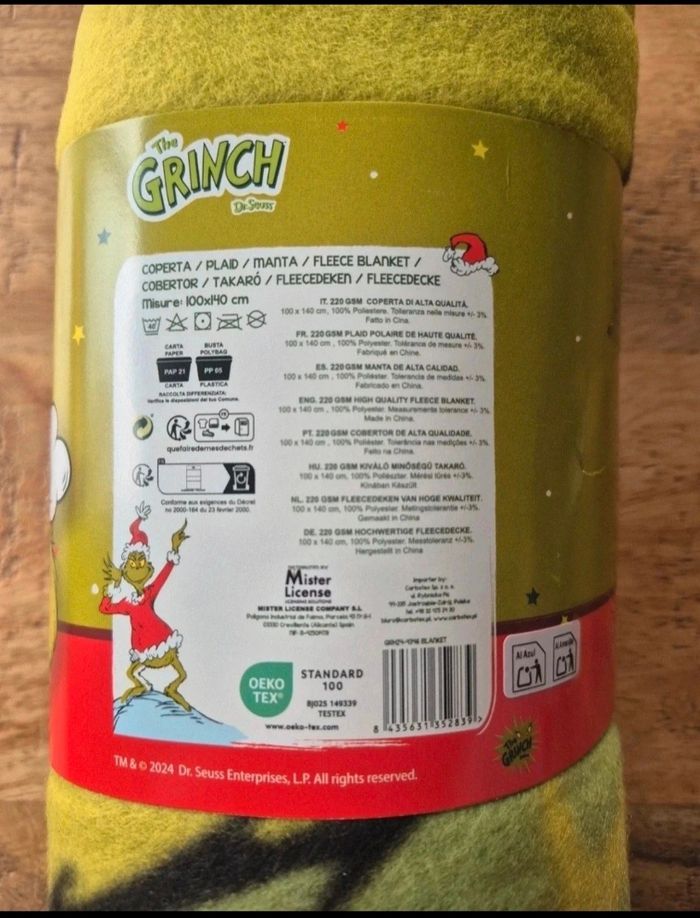 Plaid Polaire Grinch - photo numéro 2