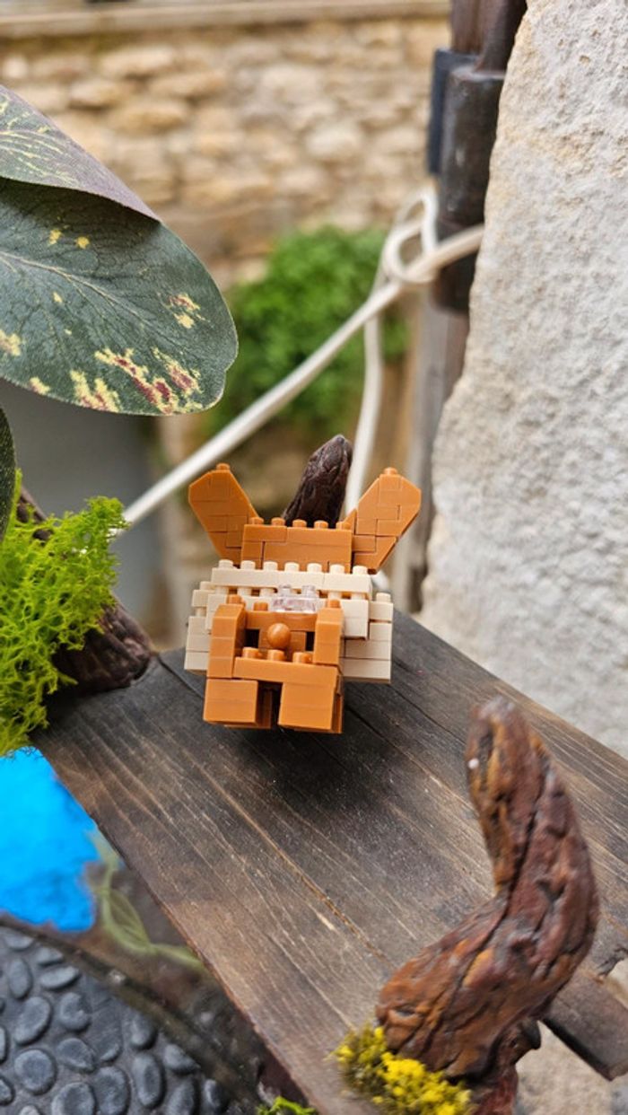 Super figurine Pokemon style mini lego Évoli - photo numéro 4