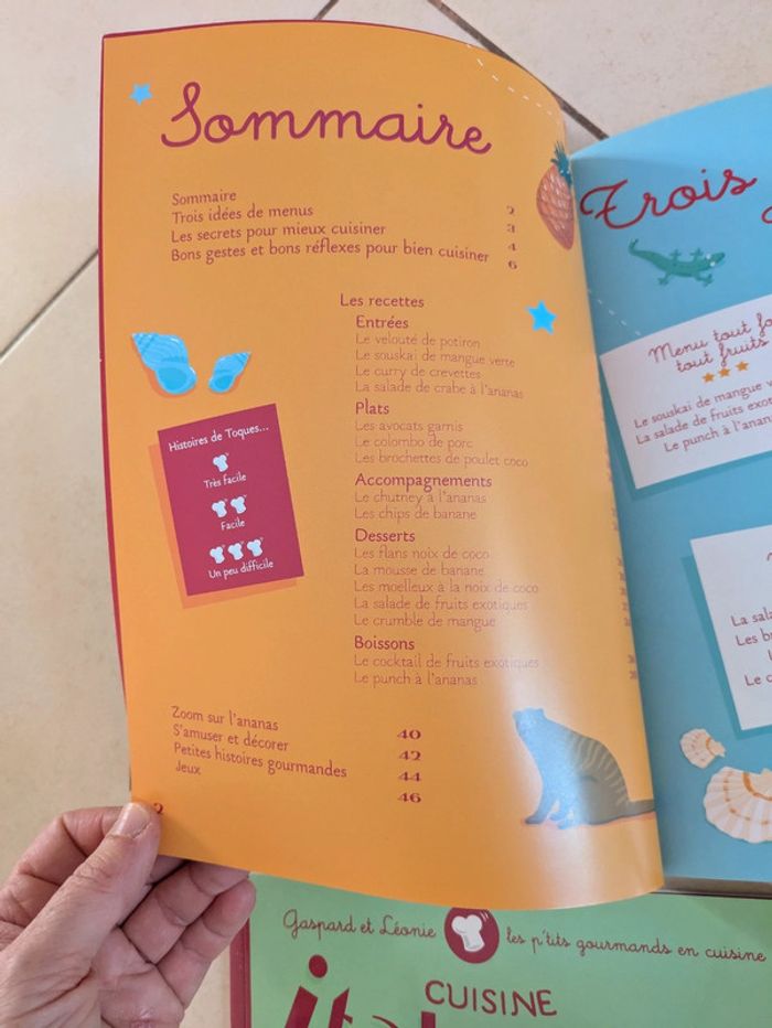 Lot de 5 livres de recettes enfants Gaspard et Léonie - photo numéro 10