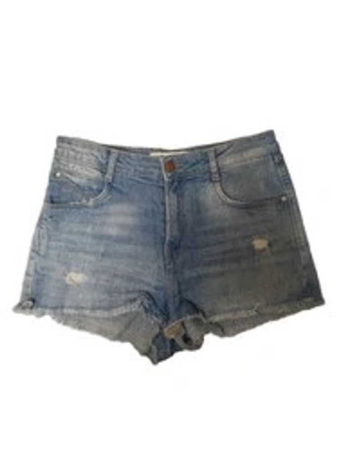Short en jeans bleu basique - Zara - Taille 38