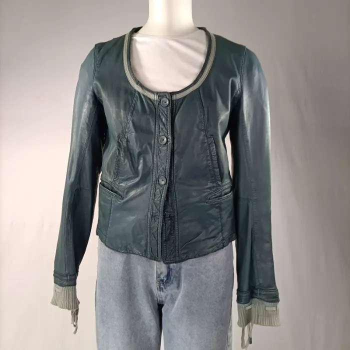 Veste en cuir - Essentiel Antwerp - Taille 36 - photo numéro 4