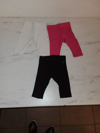 Lot 3 leggings fille 3 mois