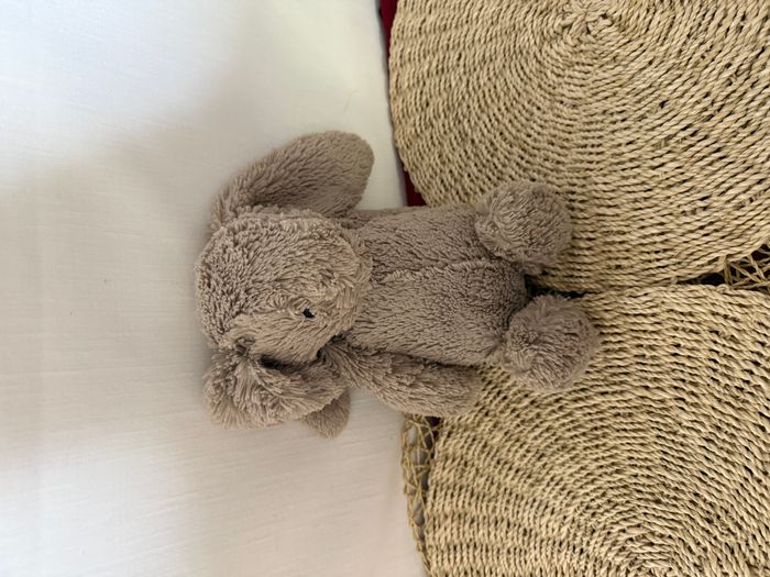 Peluche Bunny Lapin Jellycat taupe clair/beige - photo numéro 6