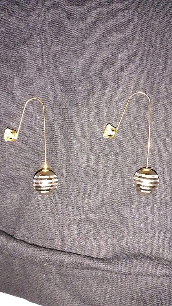 Boucles d'oreilles pendantes - photo numéro 2
