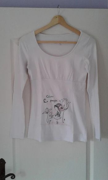 Tshirt manches longues Ligne maternité 38/40