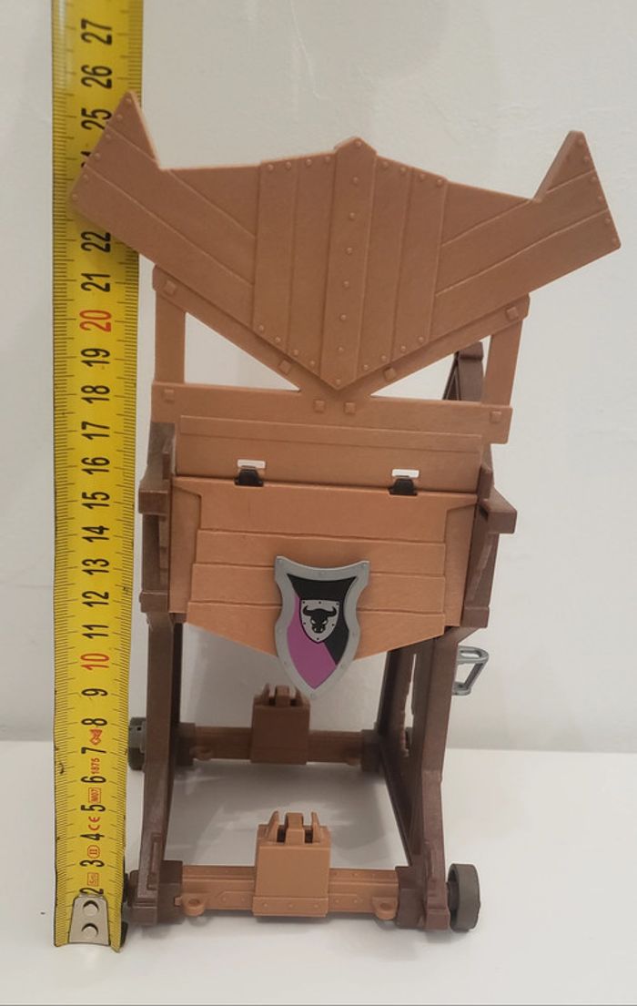 Playmobil Médiéval Knights barbare une tour d'assaut mobile très bon état - photo numéro 4