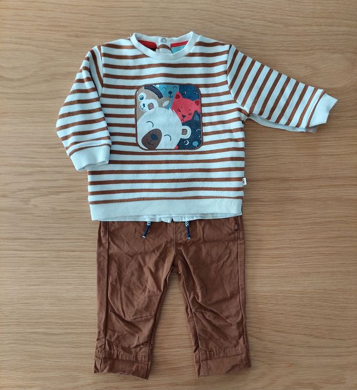 Ensemble habit OBAÏBI- 6 mois - photo numéro 2