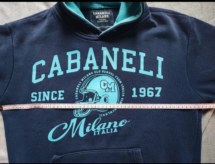 Sweat à capuche bleu marine taille M Cabaneli - photo numéro 2